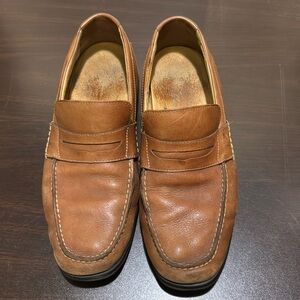 sperry light brown penny loafers 10.5